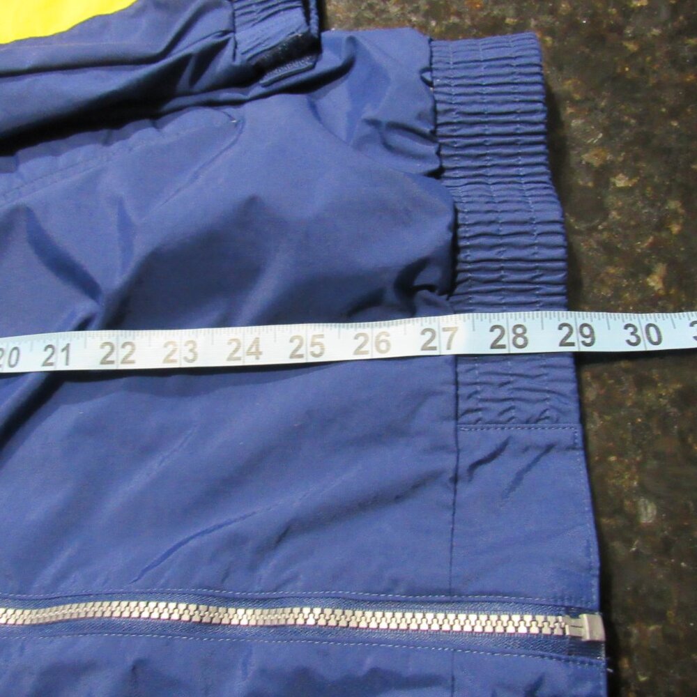 Vtg 1990 Authentic Navy Accelerate Your Life Medium warm up Navy track jacket - Picture 8 of 16